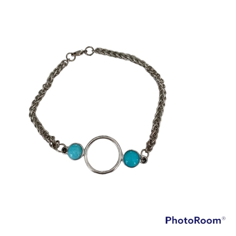 Turquoise Tri-Circle Bracelet